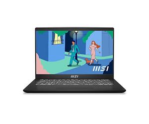 MSI Modern 14 C13M-412XFR : Intel Core i7 1355U - 16GB LPDDR4 - SSD 512GB - Intel Iris XE Graphics - 14" Full HD- FreeDos (sans système) - Clavier Azerty retroéclairé