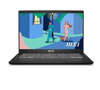 MSI Modern 14 Ordinateur portable professionnel ultra fin et léger : Intel Core i3-1215U Iris Xe 8 Go 512 Go NVMe, 180 degrés Lay-Flat, USB Type-C avec chargement PD, lecteur de carte MicroSD, Win 11