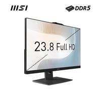 MSI Modern AM242P 1M-1204DE Intel Core 3 100U 60,5 cm (23.8 ) 1920 x 1080 pixels PC All-in-One 16 Go DDR5-SDRAM 256 Go SSD Windows 11 Pro Wi-Fi 6E (802.11ax) Noir