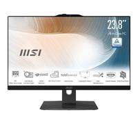 MSI Modern AM242P 1M-1225EU Intel Core 3 100U 60,5 cm (23.8 ) 1920 x 1080 pixels PC All-in-One 8 Go DDR5-SDRAM 256 Go SSD Windows 11 Pro Wi-Fi 6E (802.11ax) Noir