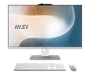 MSI Modern AM242P 1M-1872AT PC tout en un/station de travail Intel Core 5 120U 60,5 cm (23.8 ) 1920 x 1080 pixels PC All-in-One 16 Go DDR5-SDRAM 512 Go SSD Windows 11 Home Wi-Fi 6E (802.11ax) Blanc