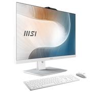 MSI Modern AM242TP 12M-1633FR Intel® Core i5 i5-1235U 60,5 cm (23.8") 1920 x 1080 pixels PC All-in-One 16 Go DDR4-SDRAM 512 Go SSD Windows 11 Pro Wi-Fi 6E (802.11ax) Blanc