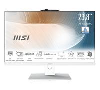 MSI Modern AM242TP 1M-1248IT Intel Core 7 150U 60,5 cm (23.8 ) 1920 x 1080 pixels Écran tactile PC All-in-One 16 Go DDR5-SDRAM 512 Go SSD Windows 11 Pro Wi-Fi 6E (802.11ax) Blanc
