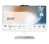 MSI Modern AM242TP 1M-1854FR Intel Core 7 150U 60,5 cm (23.8 ) 1920 x 1080 pixels Écran tactile PC All-in-One 16 Go DDR5-SDRAM 1 To SSD Windows 11 Pro Wi-Fi 6E (802.11ax) Blanc