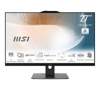 MSI Modern AM272P 1M-845EU PC tout en un/station de travail Intel Core 7 150U 68,6 cm (27 ) 1920 x 1080 pixels PC All-in-One 16 Go DDR5-SDRAM 1 To SSD Windows 11 Pro Wi-Fi 6E (802.11ax) Noir