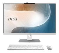 MSI Modern AM272P 1M 846EU PC Tout-en-Un - 27" FHD IPS, Intel Core 7 150U, 16 Go DDR5, SSD 1 to NVMe, WiFi 6E, Webcam et Haut-parleurs intégrés, Clavier et Souris sans Fil, Windows 11 Pro - Blanc