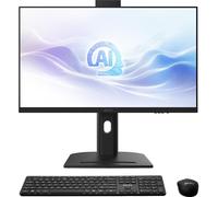 MSI Modern AM273QP AI 1UM-062FR Intel Core Ultra 7 155H 68,6 cm (27 ) 2560 x 1440 pixels PC All-in-One 32 Go DDR5-SDRAM 1 To SSD Windows 11 Pro Wi-Fi 6E (802.11ax) Noir
