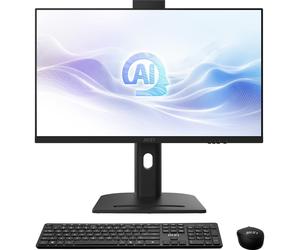 MSI Modern AM273QP AI 1UMG-221AT Intel Core Ultra 7 155H 68,6 cm (27 ) 2560 x 1440 pixels PC All-in-One 32 Go DDR5-SDRAM 1 To SSD Windows 11 Pro Wi-Fi 6E (802.11ax) Noir