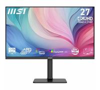 MSI Modern MD272UPHG 27-inch UHD Office Monitor - 3840 x 2160 IPS Panel, 60Hz, Eye-Friendly Screen, VESA Mountable, 4-Way Adjustable - HDMI 2.0b, DisplayPort 1.4a, Type-C, USB-B, USB-A