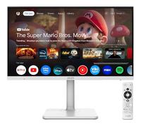 MSI Écran PC Modern MD272UPSW 27" 4K UHD 60Hz Smart Monitor Google TV Type-C PD 65W Blanc