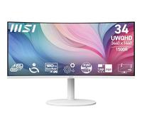 MSI Modern MD342CQPW écran plat de PC 86,4 cm (34") 3440 x 1440 pixels UltraWide Quad HD Blanc