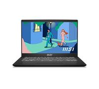 MSI Modern Ordinateur portable FHD 14" (Ryzen 5-7350U, AMD Radeon Graphics, 8 Go de RAM, 512 Go SSD, Windows 11 Home) - Noir classique