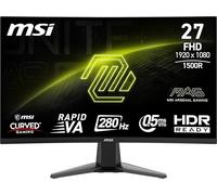 MSI Moniteur incurvé pour Gamer 27mag 276CXF 0,5 ms 280 Hz Full HD Rapid VA HDMI DP mag 276CXF