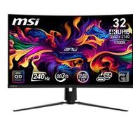 MSI MPG 321CURXDE, 31,5 Pouces Curved Gaming Monitor, 240Hz, QD OLED, G-SYNC Compatible