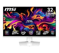 MSI MPG 321URXW QD-OLED écran Gaming 31.5 Pouces 4K UHD - Dalle Quantum Dot OLED 3840 x 2160, 240Hz - 0.03ms, 99 Purcent DCI-P3, DisplayHDR True Black 400, KVM, RGB - DP 1.4a, HDMI 2.1, USB Type-C