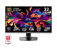 MSI Mpg 322URXDE Qd-Oled - Oled-Monitor - Jeux - 81.3 CM (32 ") (31.5 " Visible [EEK: G]