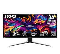 MSI MPG 341CQPX QD-OLED écran plat de PC 86,4 cm (34") 3440 x 1440 pixels UltraWide Quad HD Noir