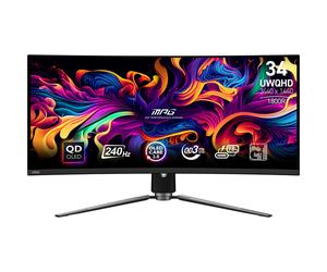 MSI MPG 341CQPX QD-OLED écran plat de PC 86,4 cm (34 ) 3440 x 1440 pixels UltraWide Quad HD Noir