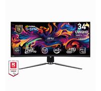 MSI MPG 341CQPX QD-OLED écran plat de PC 86,4 cm (34") 3440 x 1440 pixels UltraWide Quad HD Noir