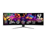 MSI MPG 491CQPXDE QD-OLED écran plat de PC 124,5 cm (49") 5120 x 1440 pixels Dual QHD Noir