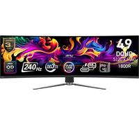 MSI MPG 491CQPXDE QD-OLED écran plat de PC 124,5 cm (49") 5120 x 1440 pixels Dual QHD Noir