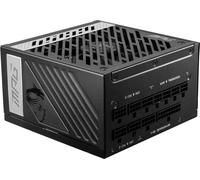 MSI MPG A1000G Bloc d'alimentation Prise EU, 1000W, Certifié 80 Plus Gold, ATX, 100% Modulaire, Condensateurs Japonais 105°C, Mode 0 RPM, Câbles Plats
