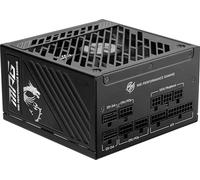 MSI MPG A1000GS PCIE5 II, alimentation de jeu entièrement modulaire 1000 W, 80+ or, double câbles 12 V-2 x 6, condensateur de qualité serveur, ATX 3.1 et PCIe 5.1, faible bruit, PCIe x 3 à 8 broches