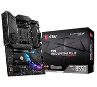 MSI MPG B550 Gaming Plus V1 Carte mère pour jeux vidéo AMD Ryzen 5000, AM4, DDR4, PCIe 4.0, SATA 6 Go/s, M.2, USB 3.2 Gen 2, HDMI/DP, ATX