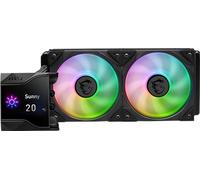 MSI MPG CORELIQUID D240 ARGB CPU Liquid Cooler - 2.4" IPS LCD Screen - Radiateur 240mm - LGA 1700 & AM5 Ready - Double ventilateurs ARGB PWN 120mm