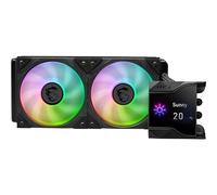 MSI MPG CORELIQUID D240 Watercooling CPU - Pompe avec ventilateur 60 mm, 2 x ventilateurs 120 mm ARGB, écran 2,4", tuyaux anti-Évaporation, compatible Mystic Light - Compatible sockets AMD & Intel