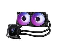 MSI MPG CORELIQUID K240 Kit Watercooling CPU, Pompe LCD avec Ventilateur 60mm, 2x 120mm ARGB TORX FAN 4.0, Tuyaux Anti-Évaporation, Compatible GI Cooling, Mystic Light et Sockets AMD & Intel