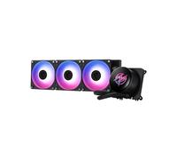 MSI MPG CORELIQUID P13 - Refroidisseur liquide AIO 12cm, Radiateur 394mm, Compatibilité LGA 1700/1851, Ventilateurs 120mm PWM, Double Roulement à Billes, Écran IPS