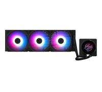 MSI MPG CORELIQUID P22 360 Kit watercooling ARGB pour CPU Intel & AMD | Base en cuivre sans vis et à surface plane, ventilateurs CycloBlade 7 à roulement de type "rifle", radiateur Split-Flow