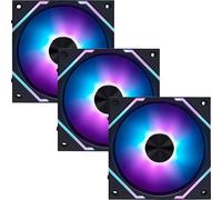 MSI MPG EZ120 ARGB-3B - Pack de 3 ventilateurs ARGB de 120 mm, palier hydrodynamique, compatible Mystic Light et Cooling Wizard, livrés avec connecteurs magnétiques brevetés et hub de contrôle