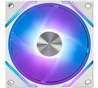 MSI MPG EZ120 ARGB WHITE-1W Ventilateur ARGB de 120 mm, roulement dynamique fluide avec fixation d'écrou supplémentaire, support de l'assistant de lumière mystique et de refroidissement avec cartes