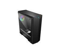 MSI MPG GUNGNIR 100 - Boîtier PC Midi Tower Noir, ATX/EATX/microATX/Mini-ITX, 3x120mm avant, 1x120mm arrière, USB 3.2 Gen 1, Verre Trempé
