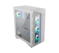 MSI MPG GUNGNIR 110R WHITE - Boîtier PC Midi Tower ATX/microATX/Mini-ITX, 3x120mm avant, 1x120mm arrière, USB 3.2 Gen 1/Gen 2, verre trempé