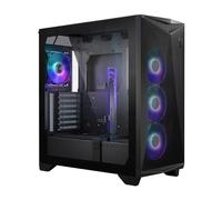 Boîtier PC gaming MSI MPG GUNGNIR 300R AIRFLOW moyen tour noir ARGB avec panneau latéral verre trempé