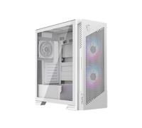 MSI MPG Velox 300R Airflow PZ White Boîtier PC Gaming Moyen Tour, Ventilateur Double Couche 160 mm, fonctionnalités EZ-DIY, Compatible radiateurs de 360 mm et Cartes mères ATX à connecteurs arrière