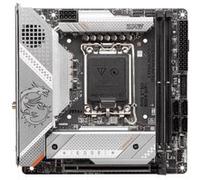 MSI MPG Z790I Edge WiFi - Carte-mère - mini ITX - Socket LGA1700 - Z790 Chipset - USB-C 3.2 Gen 2x2, USB 3.2 Gen 2, USB 3.2 Gen 1 - 2.5 Gigabit LAN, Wi-Fi 6E, Bluetooth - carte graphique embarquée (un