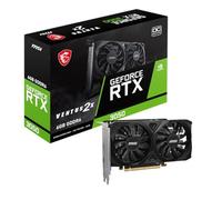 MSI NVIDIA GeForce RTX 3050 Ventus 2X E 6G OC Carte Graphique - 6 Go GDDR6, 1492 MHz, PCI Express Gen 4, 96 Bits, 3X DP v 1.4a, HDMI 2.1 (Prend en Charge 4K à 120 Hz)