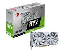 MSI NVIDIA GeForce RTX 3050 Ventus 2X XS White 8G OC Carte Graphique - 8 Go GDDR6, 1807 MHz, PCI Express Gen 4, 128 Bits, DP v 1.4a, DL DVI-D, HDMI 2.1 (Prend en Charge 4K à 120 Hz)