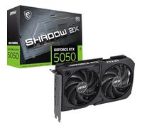 MSI NVIDIA GeForce RTX 5050 8G Shadow 2X OC Carte Graphique - 8 Go GDDR7 (20 GB/s /128 Bits), PCIe 5.0 - Double Ventilateur (2X Ventilateurs TORX 5.0), HDMI 2.1b, DisplayPort 2.1b