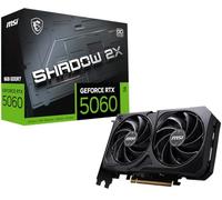 MSI NVIDIA GeForce RTX 5060 8G Shadow 2X OC Carte Graphique - 8 Go GDDR7 (28 GB/s /128 Bits), PCIe 5.0 - Double Ventilateur (2X Ventilateurs TORX 5.0), HDMI 2.1b, DisplayPort 2.1b