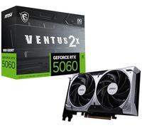 MSI NVIDIA GeForce RTX 5060 8G Ventus 2X OC Carte Graphique Gaming GDDR7 128 Bits, Fréquence Boost jusqu'à 2535 MHz, PCIe Gen 5, DLSS 4, DP 2.1 x 3, HDMI 2.1 x 1, SFF Ready