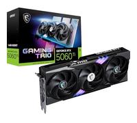 MSI NVIDIA GeForce RTX 5060 Ti 16G Gaming Trio OC Carte Graphique - 16 Go GDDR7 (28 GB/s, 128-bit), PCIe 5.0 - TRI FROZR 4 (3 x Ventilateurs STORMFORCE) - RGB - HDMI 2.1b, DisplayPort 2.1b