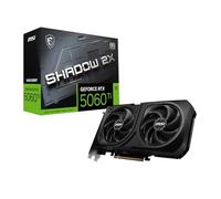 MSI NVIDIA GeForce RTX 5060 Ti 16G Shadow 2X OC Plus Carte Graphique - 16 Go GDDR7 (28 GB/s /192 Bits), PCIe 5.0 - Double Ventilateur (2X Ventilateurs STORMFORCE), HDMI 2.1b, DisplayPort 2.1b