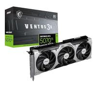 MSI NVIDIA GeForce RTX 5070 Ti 16G Ventus 3X OC Carte Graphique | 16 Go GDDR7 (28 GB/s, 256-bit), PCIe 5.0, triple ventilateur (3 ventilateurs TORX 5.0), HDMI 2.1b, DisplayPort 2.1b