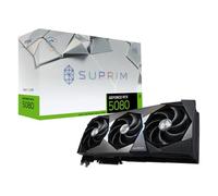 MSI NVIDIA GeForce RTX 5080 16G SUPRIM SOC Carte Graphique - 16 Go GDDR7 (30 GB/s, 256-bit), PCIe 5.0, Hyper FROZR (3X Ventilateurs STORMFORCE) - Mode Gaming/Silence, RGB - HDMI 2.1b, DisplayPort 2.1