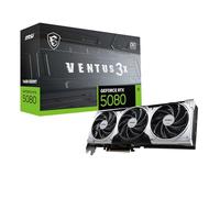 MSI NVIDIA GeForce RTX 5080 16G Ventus 3X OC Plus Carte Graphique - 16 Go GDDR7 (30 GB/s /256 Bits), PCIe 5.0 - Triple Ventilateur (3X Ventilateurs TORX 5.0), HDMI 2.1b, DisplayPort 2.1b